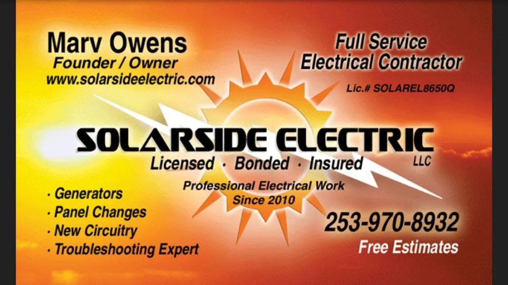 Slide of Solarside Electric