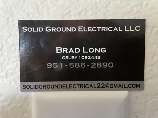 Solid Ground Electrical Logo