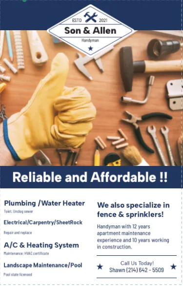 Slide of Son & Allen Handyman