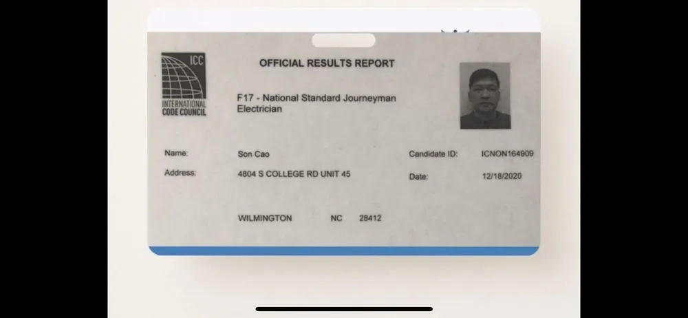 Slide of Son Cao Electric Service