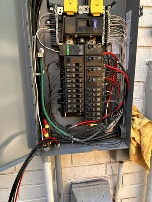 Sonic And Shadow Electricians Logo