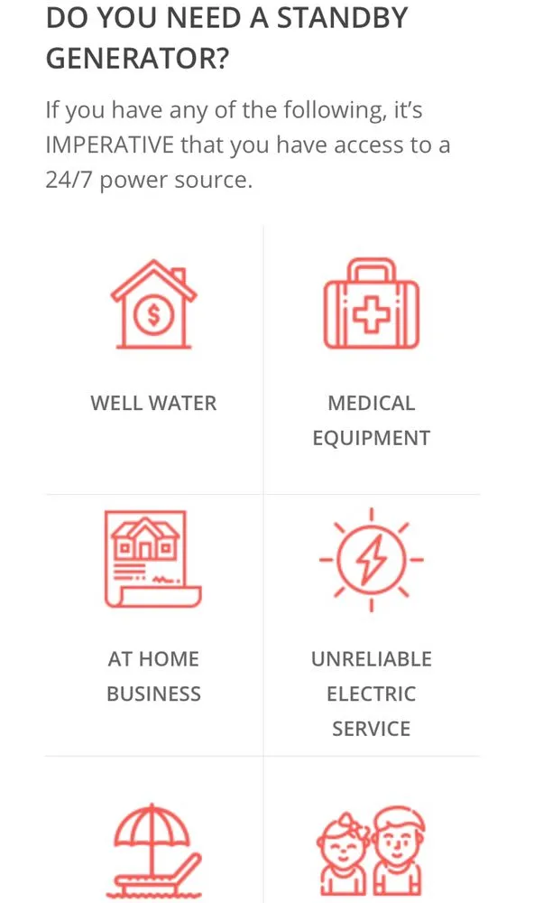 Slide of South Florida Generators