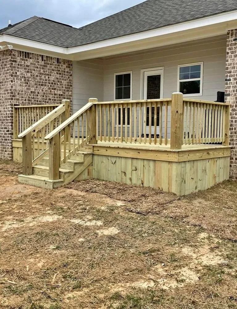 Slide of Southern Deck & Construction