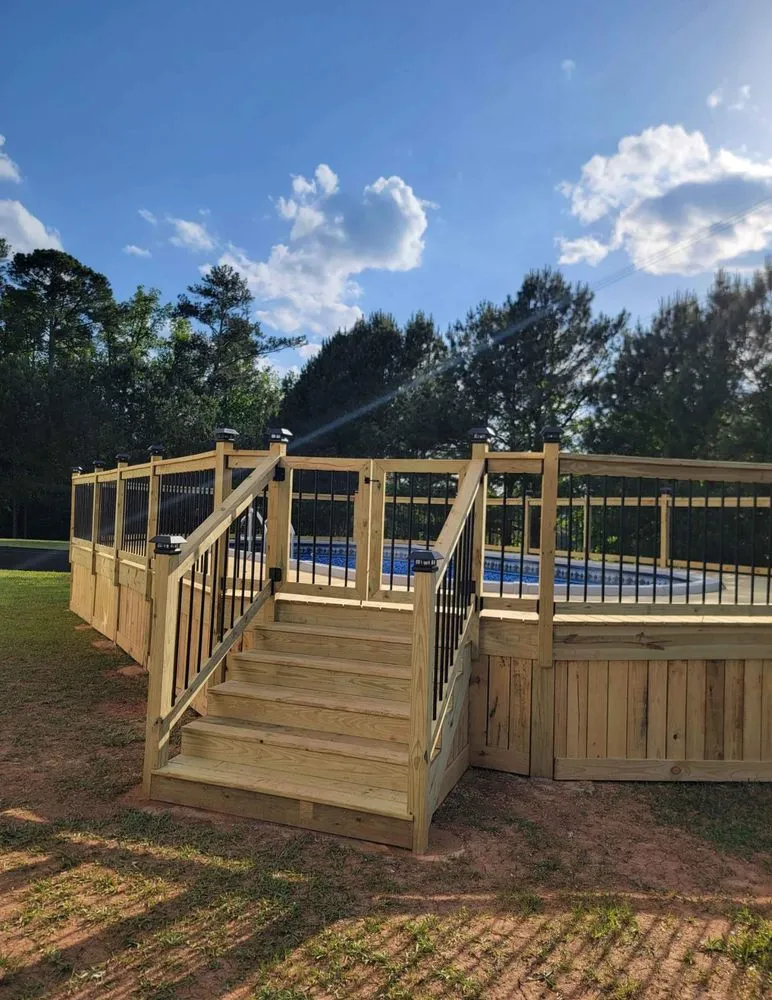 Slide of Southern Deck & Construction