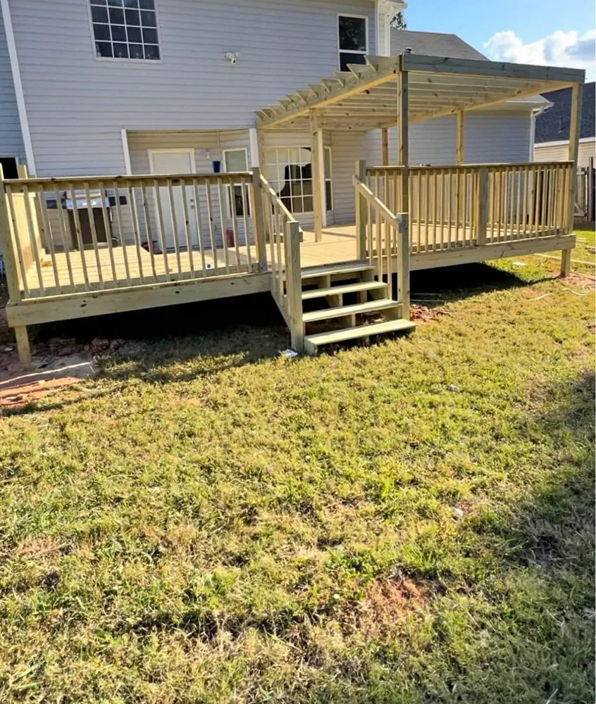 Slide of Southern Deck & Construction