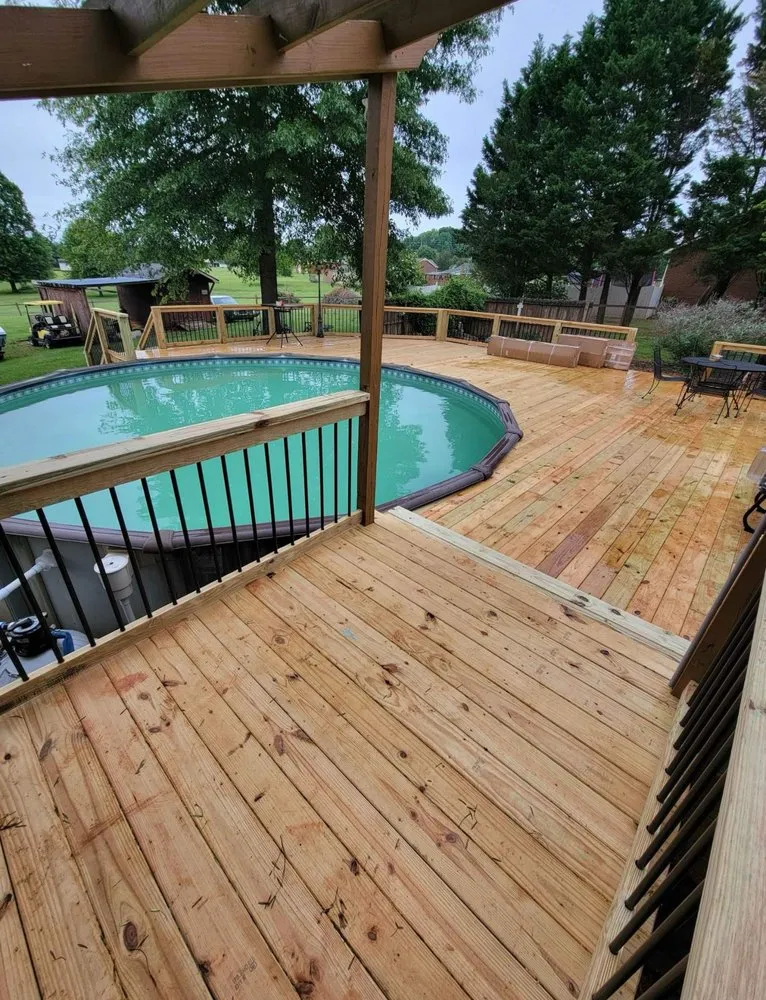 Slide of Southern Deck & Construction