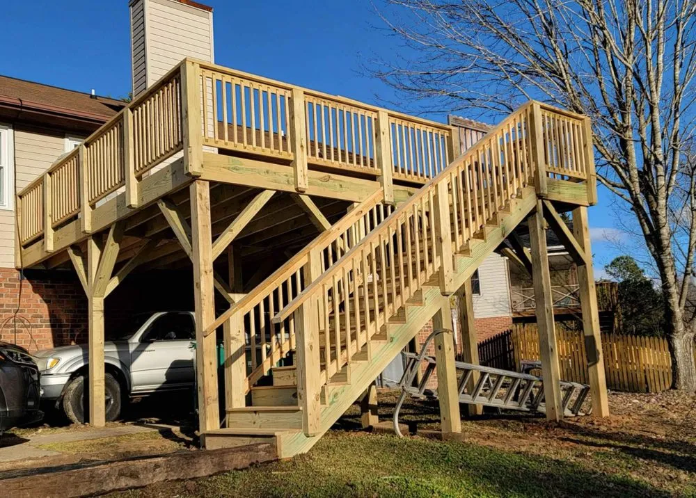 Slide of Southern Deck & Construction