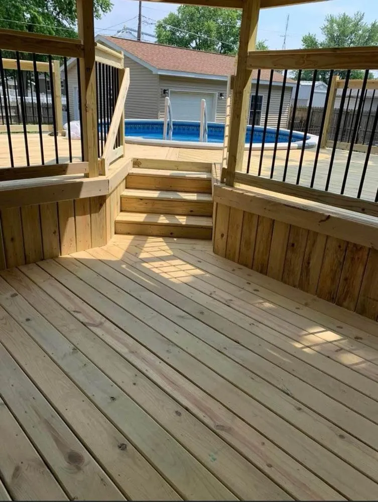 Slide of Southern Deck & Construction