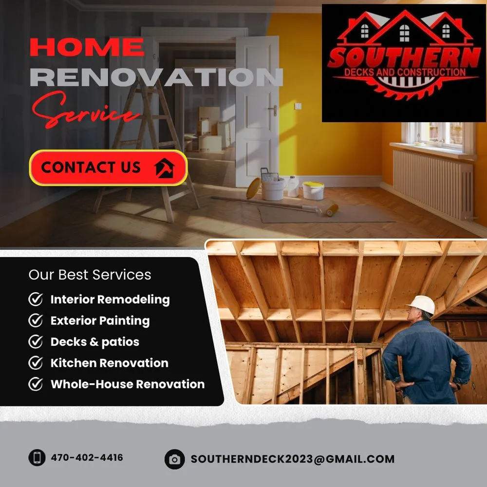 Slide of Southern Deck & Construction