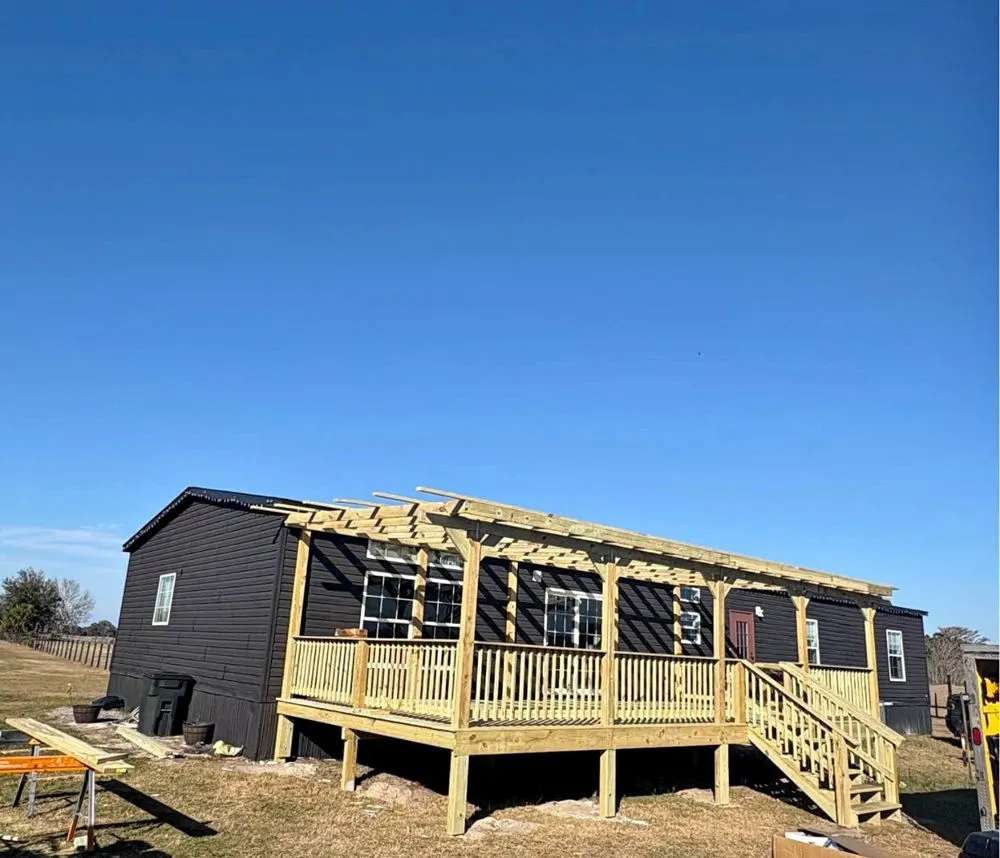 Slide of Southern Deck & Construction