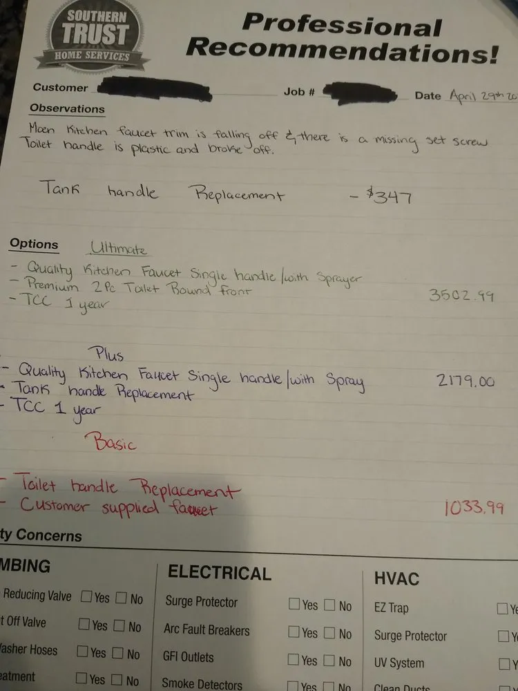 Emergency electrical service for homes in lighting installation,  by 