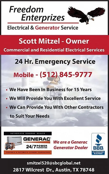 Slide of S&P Electrical & Generator Services