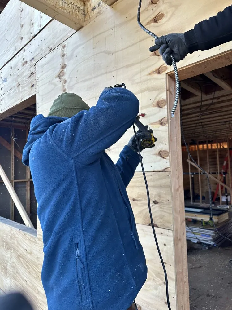 Licensed electrician providing wiring installation in , 