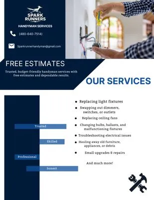 Spark Runners Handyman Services Logo