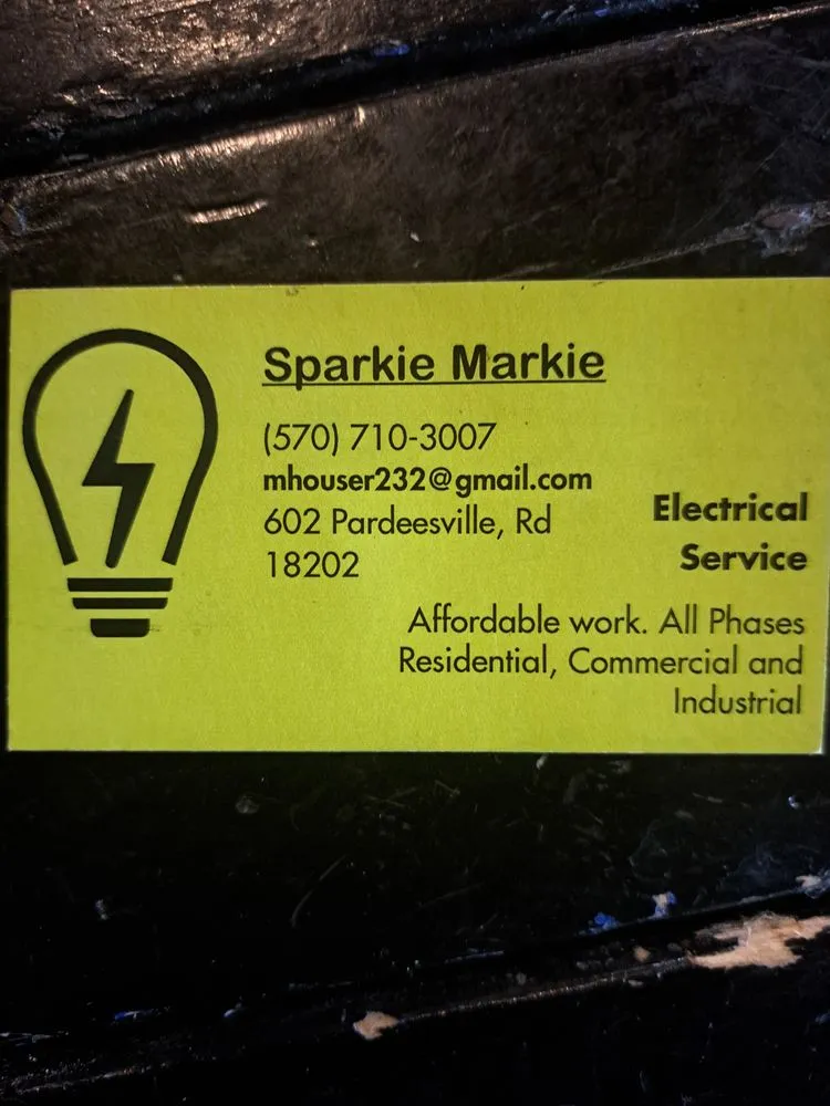 Professional emergency electrical service service in Pardeesville, PA - Sparkie Markie