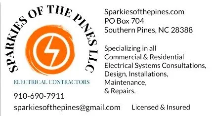 Licensed lighting installation in ,  by Sparkies of the Pines