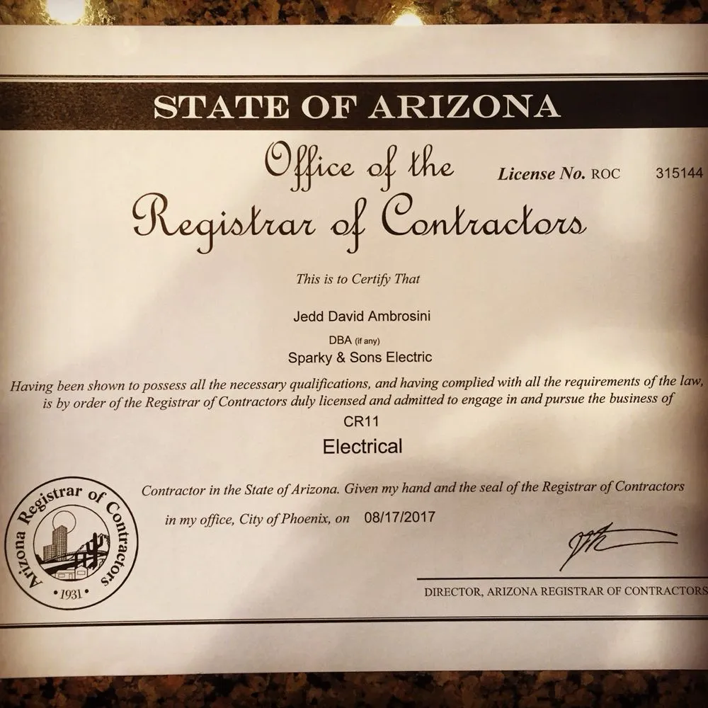 Slide of Sparky & Sons Electric