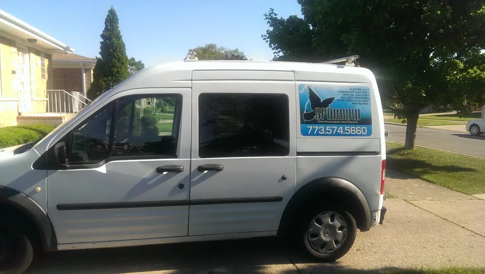 Slide of Sparrow Communication & Electric