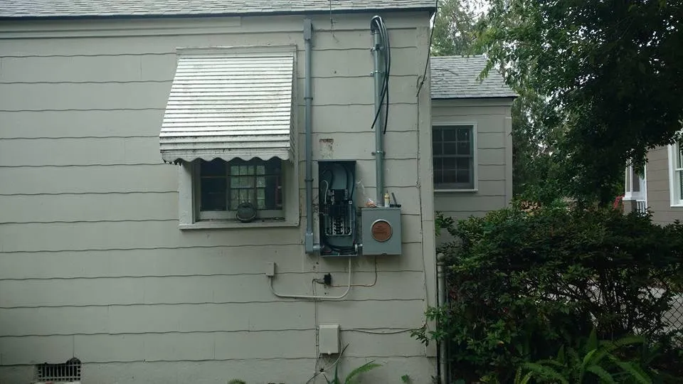 Affordable electrical service for homes in wiring installation,  by 