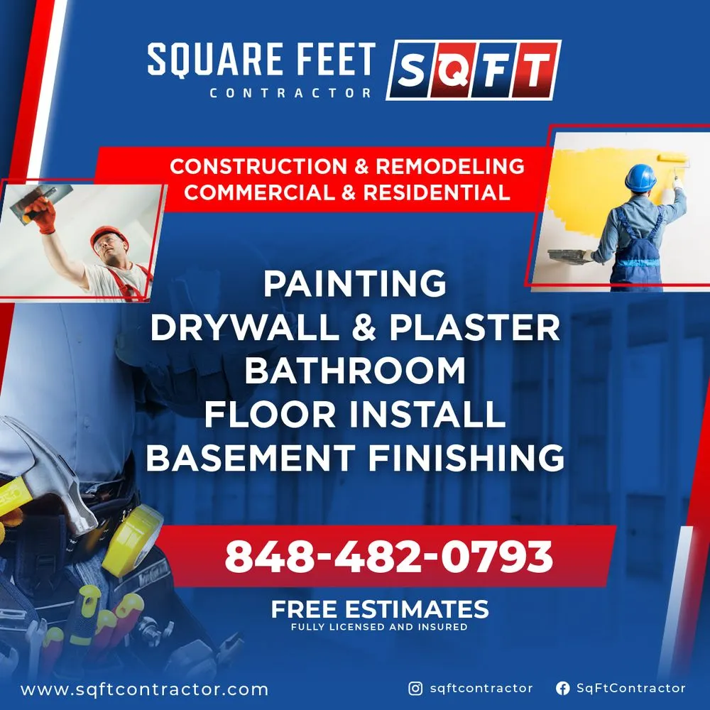 Professional emergency electrical service in Hamilton Township, NJ by Square Feet Contractor