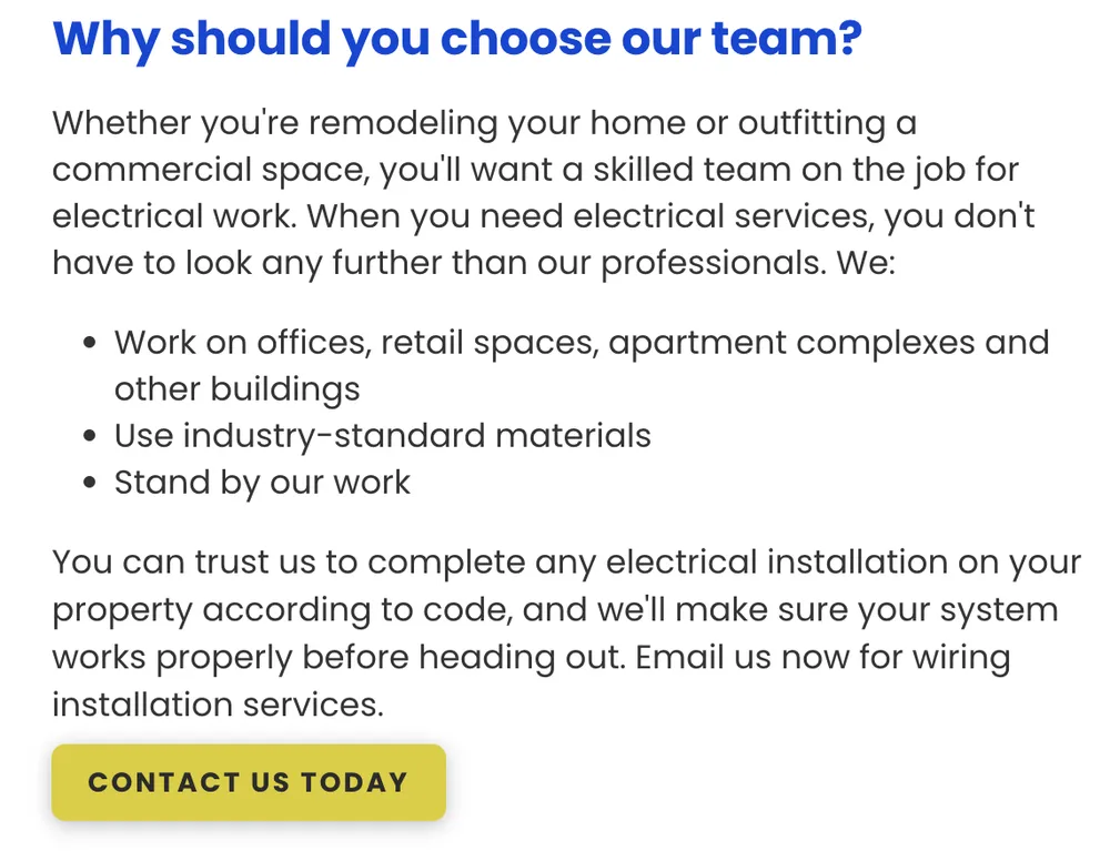 Slide of SS Reliable Electrical