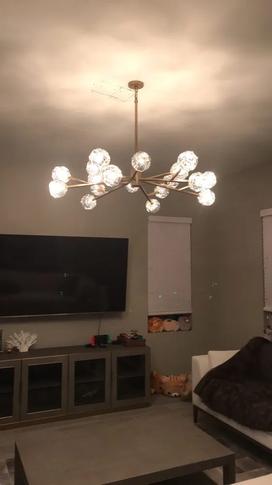 Certified electrical service for homes in lighting installation,  by 