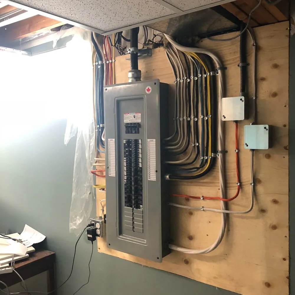 Slide of Stand Up Electricians