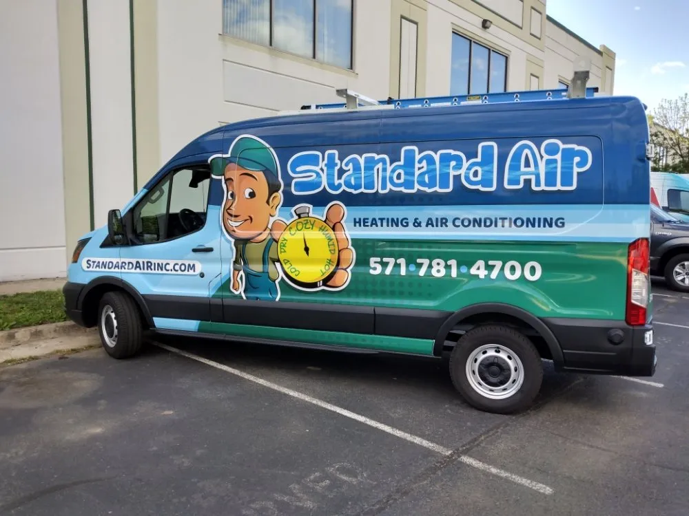 Slide of Standard Air Heating and Air Conditioning