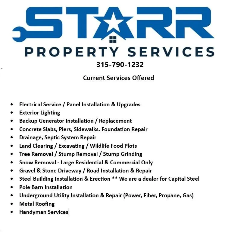 Certified wiring installation service in Port Leyden, NY - STARR Property Services