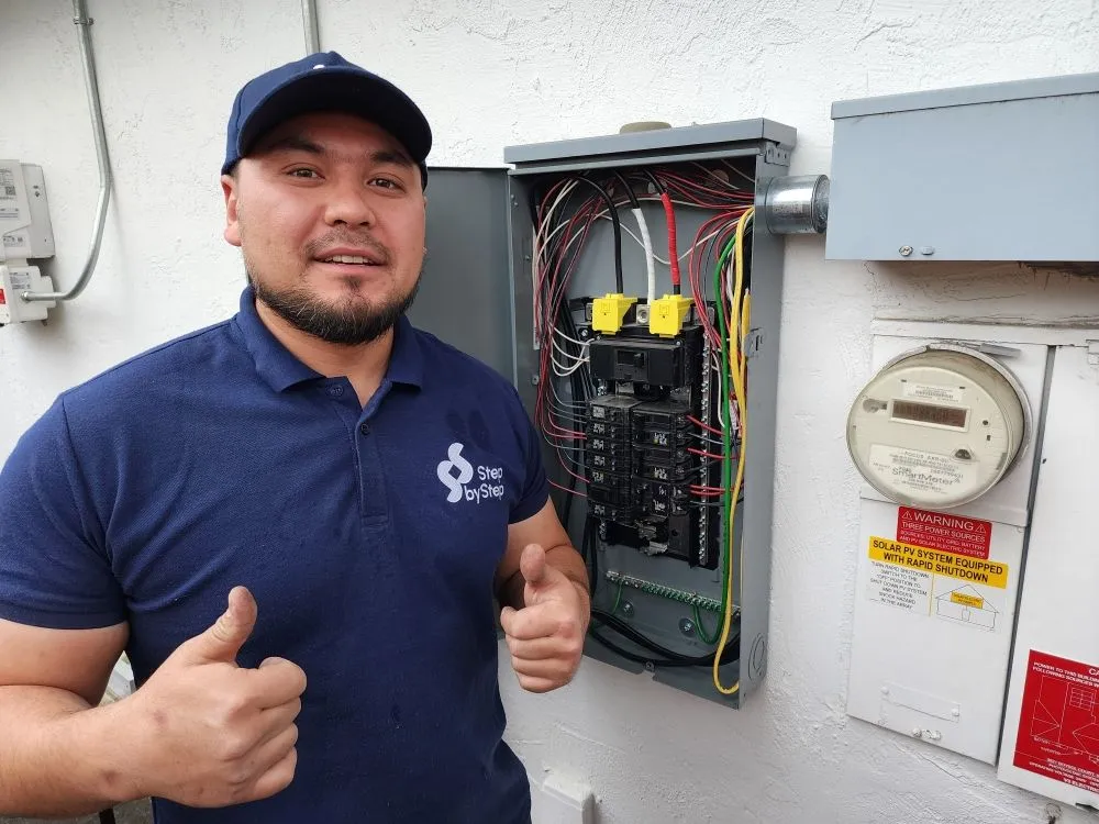 Slide of Step By Step Electrical Contractor