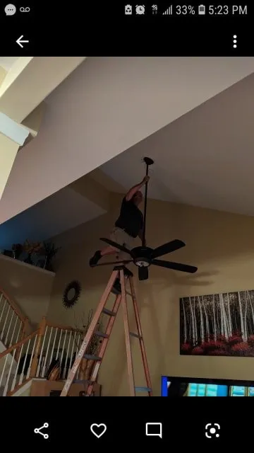 Slide of Stephen Rice - Casablanca Ceiling Fan Repair