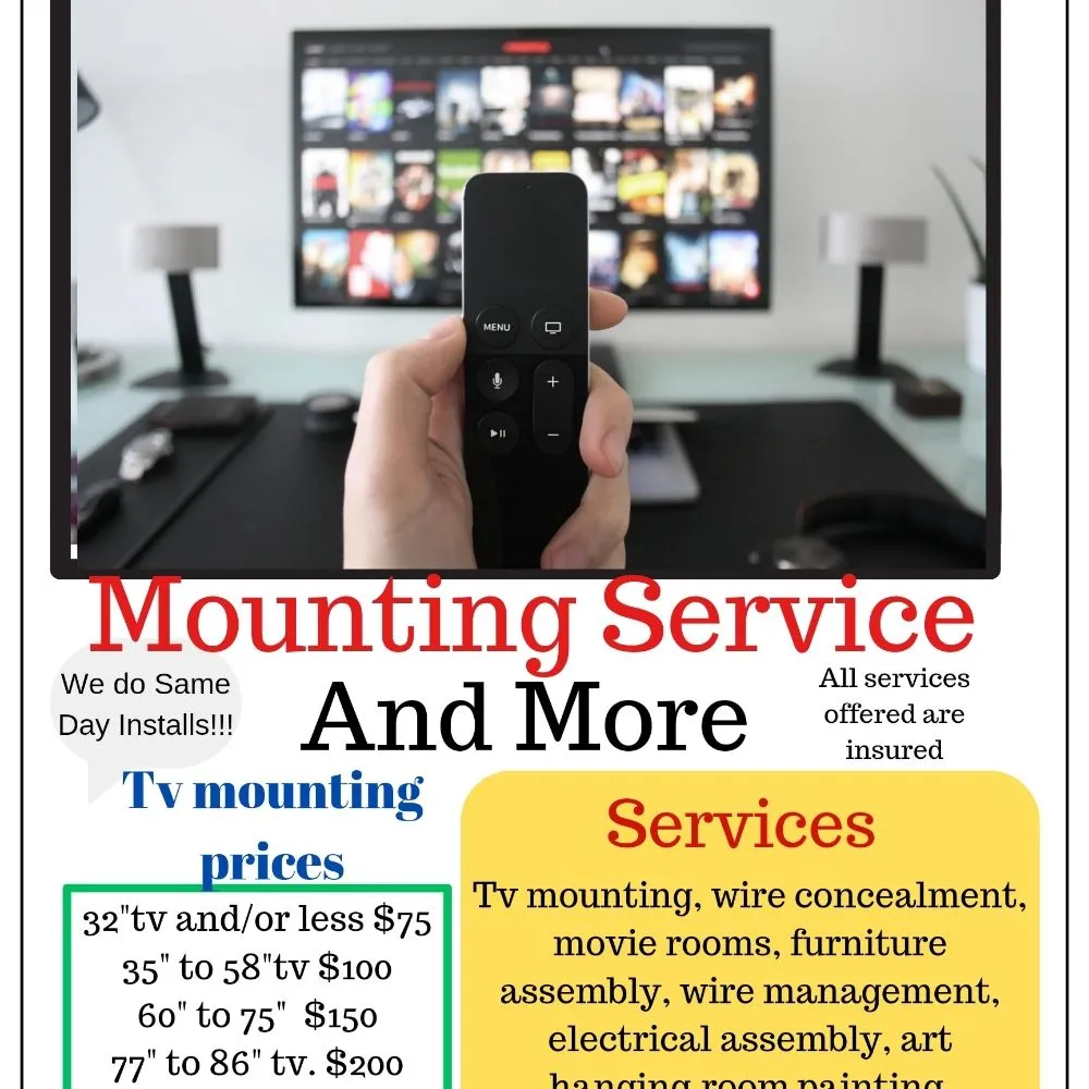 Slide of Steve's Tv Mounting Service