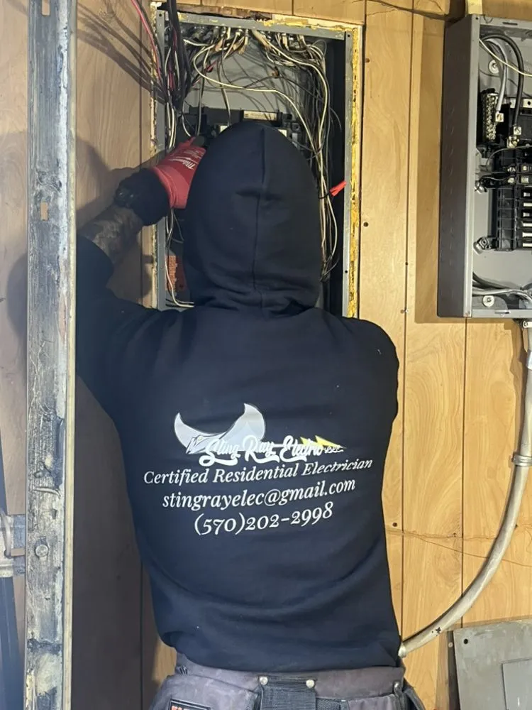 Emergency wiring installation in ,  by Sting Ray Electric