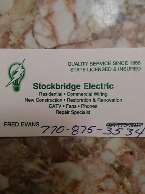 Slide of Stockbridge Electric