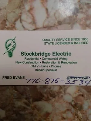Stockbridge Electric Logo