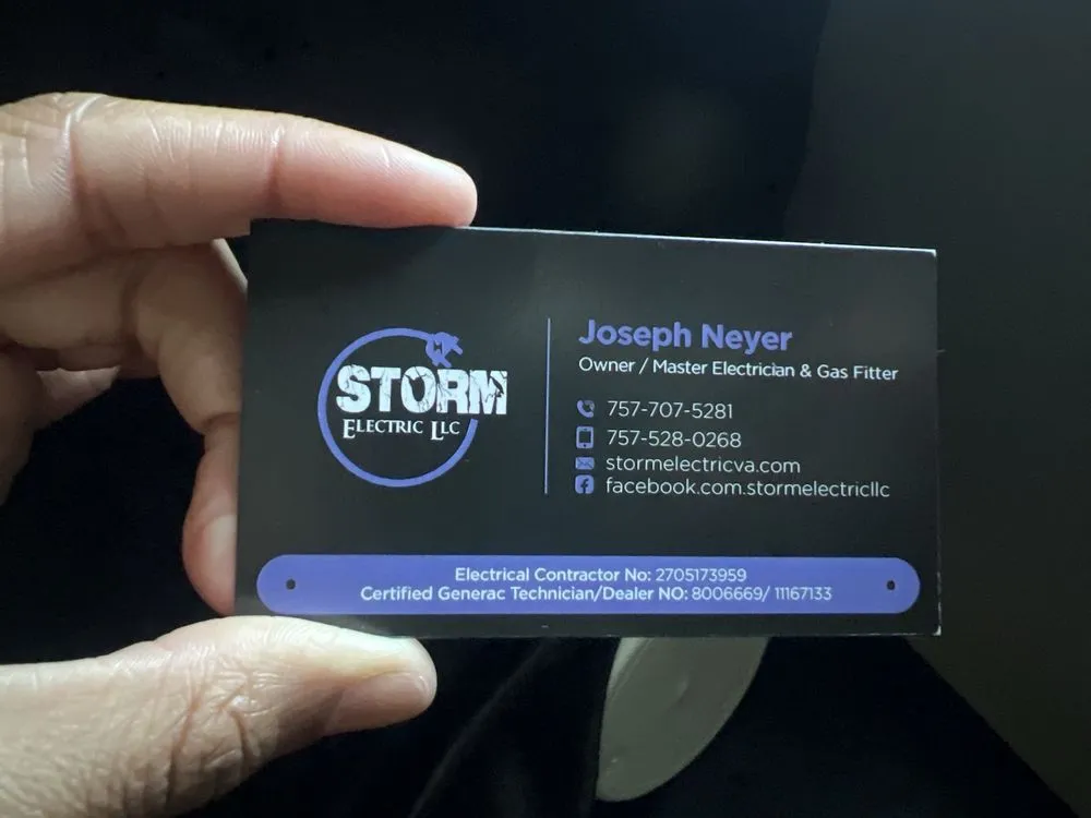 Slide of Storm Electric
