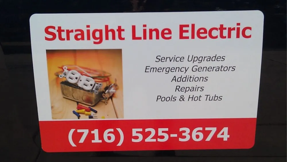 Trusted wiring installation experts serving Sanborn, NY - Straight Line Electric