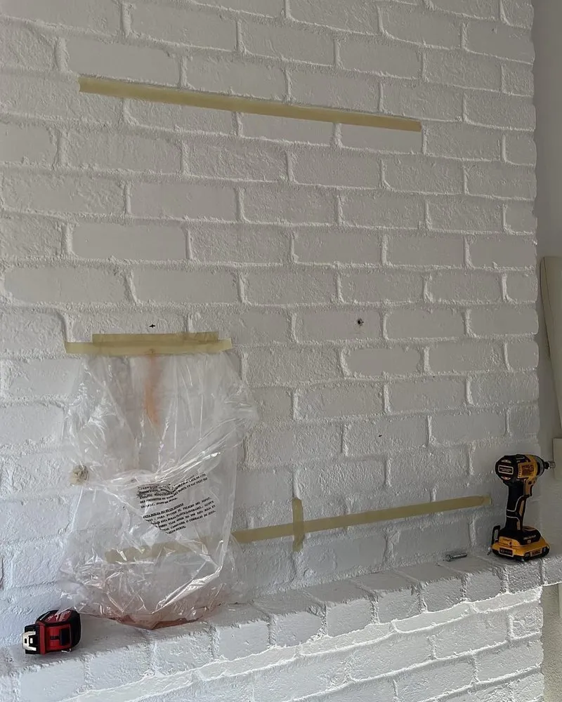 Slide of Straight Line TV Installations