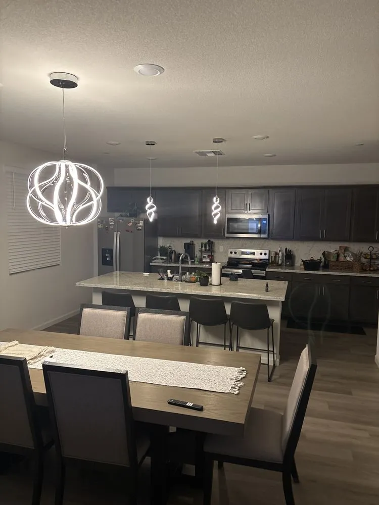 Slide of Straight Line TV Installations