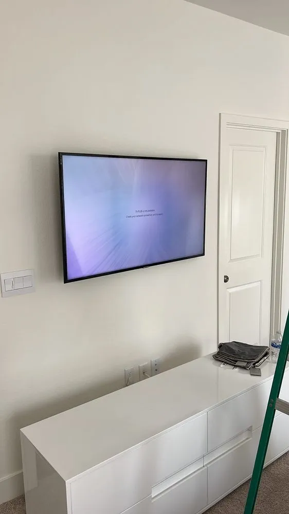 Slide of Straight Line TV Installations