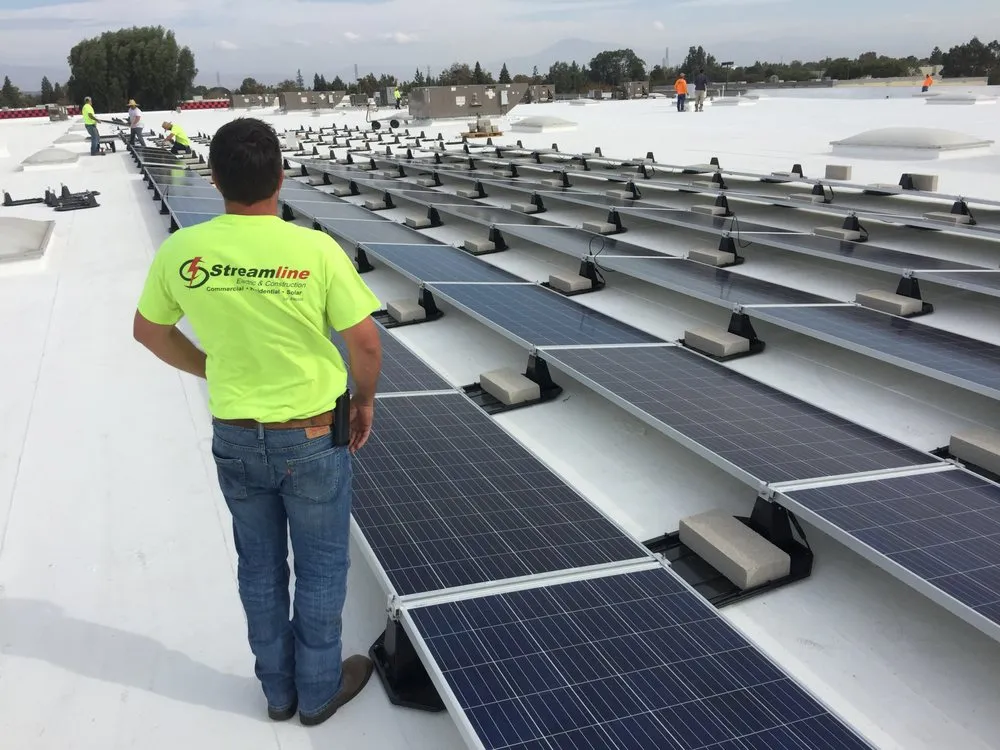 Slide of Streamline Electric Solar Construction