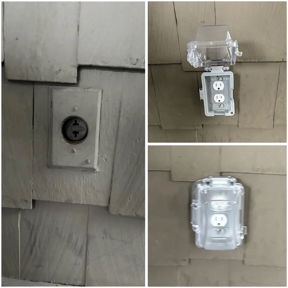 Emergency electrical service for homes in panel upgrade, by