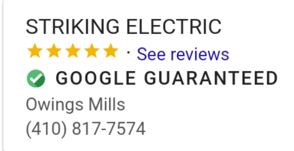 Slide of Striking Electric