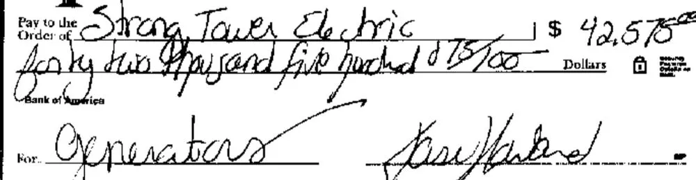 Slide of Strong Tower Electric