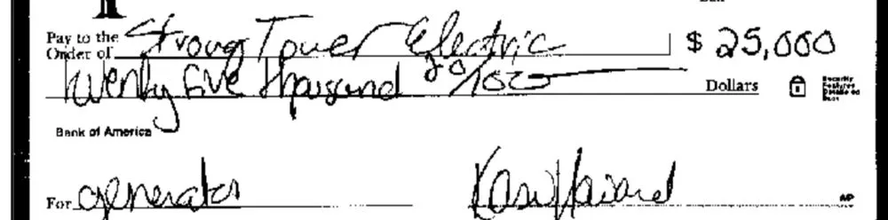 Slide of Strong Tower Electric