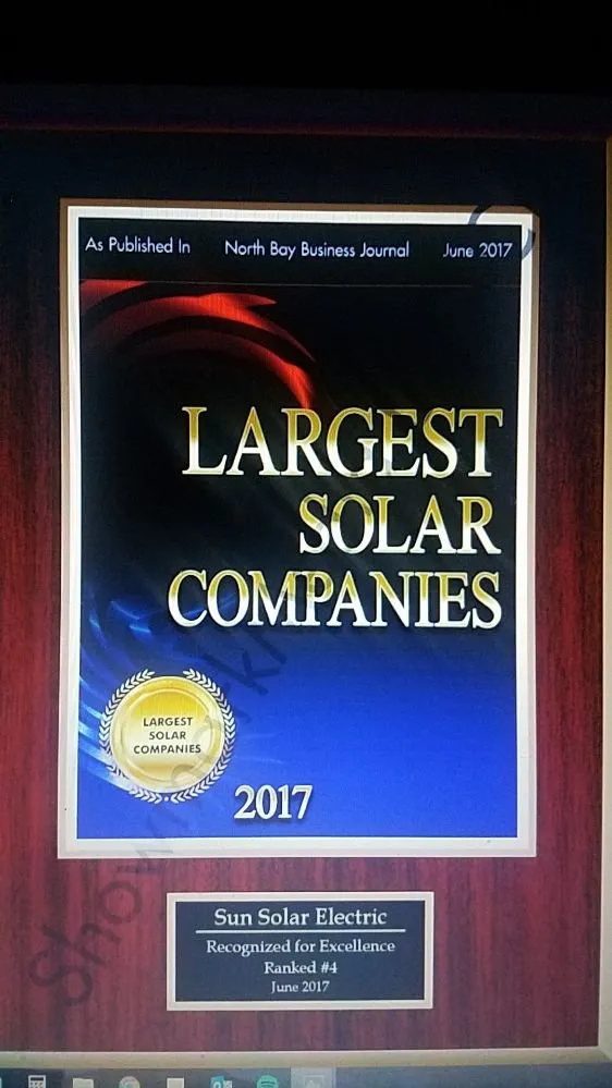 Slide of Sun Solar Electric