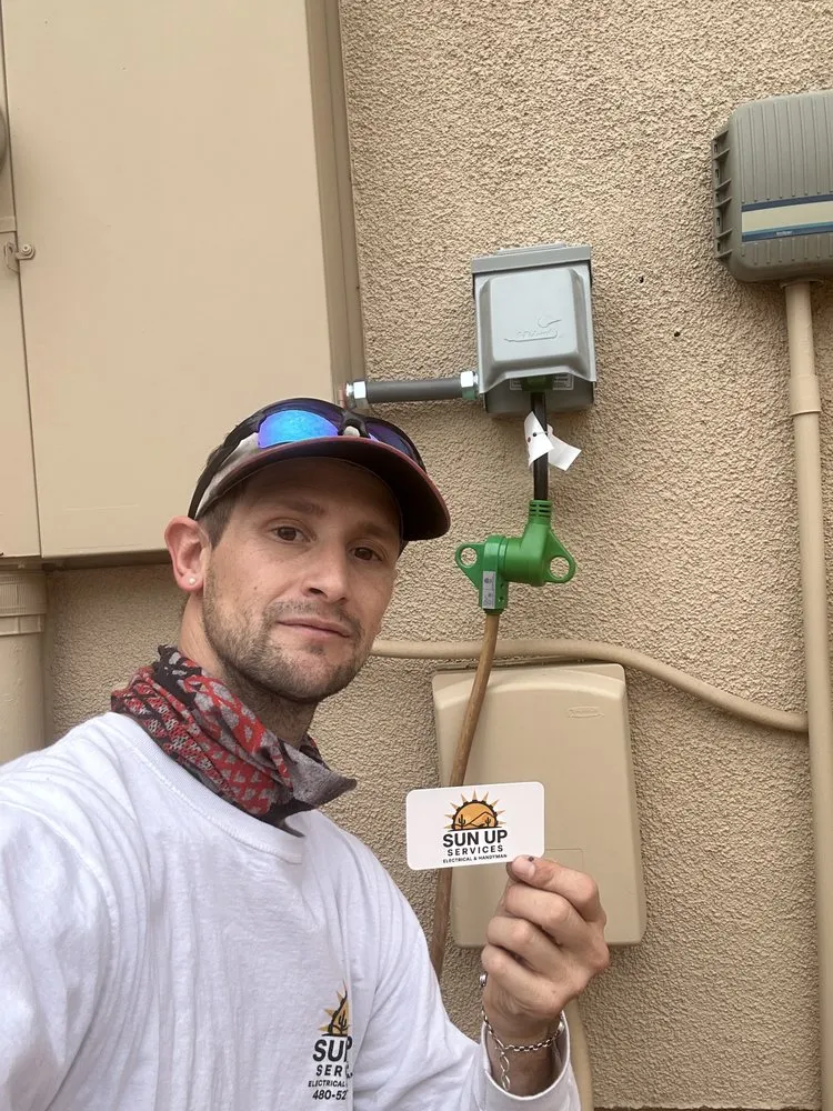 Slide of Sun Up Services