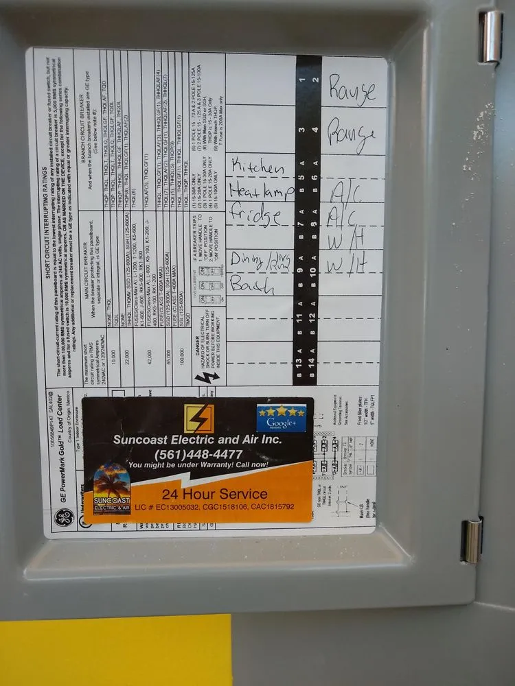 Slide of Suncoast Electric & Air