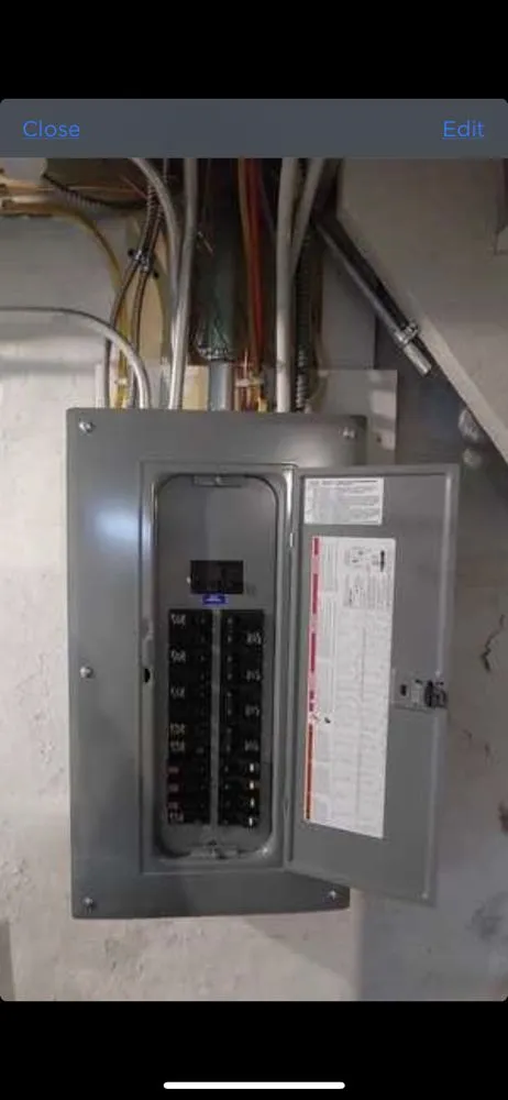 Professional electrician providing emergency electrical service in ,