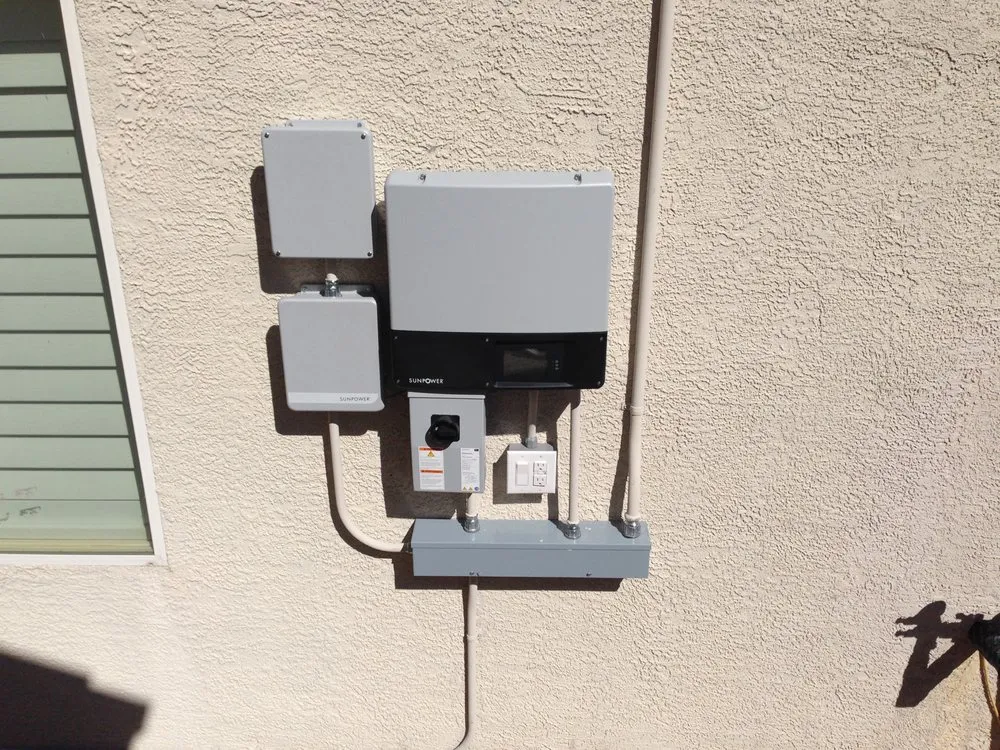 Reliable wiring installation in ,  by Sunpower by Renewable Energy Electric